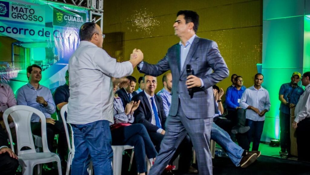 governador pedro taques, emanuel pinheiro