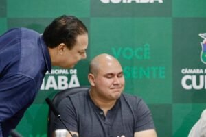 Imagem do político Abílio quando ainda era vereador em Cuiabá