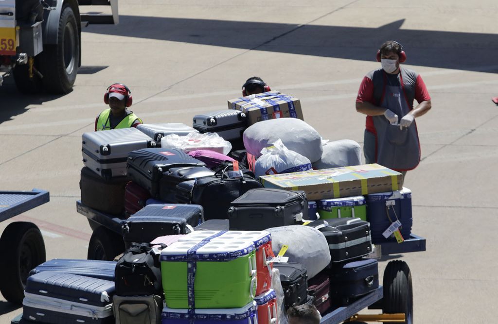 bagagem de atleta extraviada