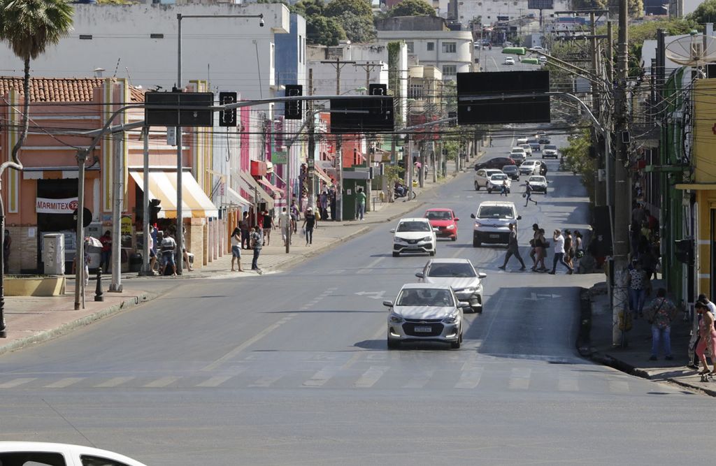 estacionamento rotativo no Centro de Cuiabá