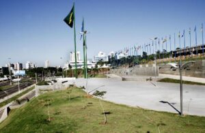 Praça das Bandeiras, onde acontece a primeira intervenção para a Corrida de Reis