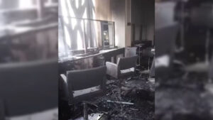 Incêndio salão Velvet