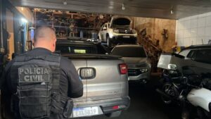 Operação sobre venda de peças roubadas