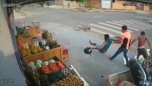 Atropelamento criança motociclista