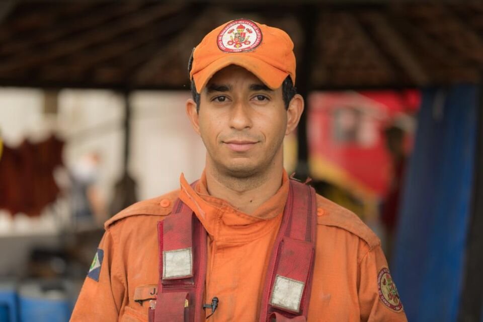 bombeiros que atuaram no incêndio no Pantanal
