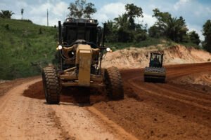 Obras na MT-170