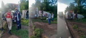 Acidente micro-ônibus escolar