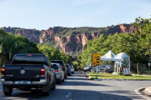 Bloqueio Portão do Inferno - Estrada de Chapada