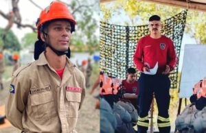Soldado Lucas Veloso e capitão Daniel Alves