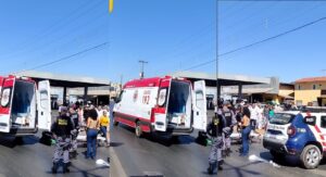 Acidente idosa atropelada na faixa