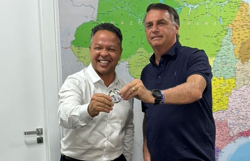 Bolsonaro e Cláudio Ferreira