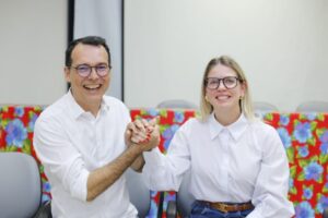 Lúdio Cabral e Rafaela Fávaro