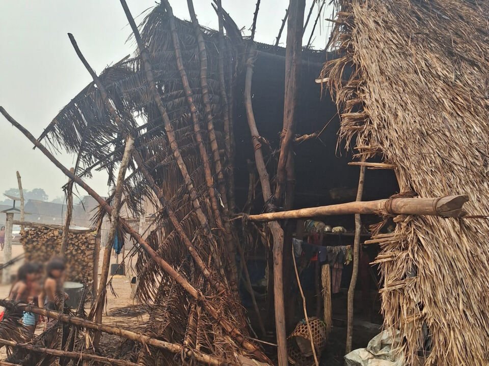incêndio na oca