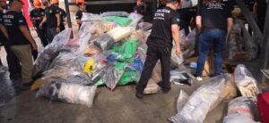 incineração de drogas