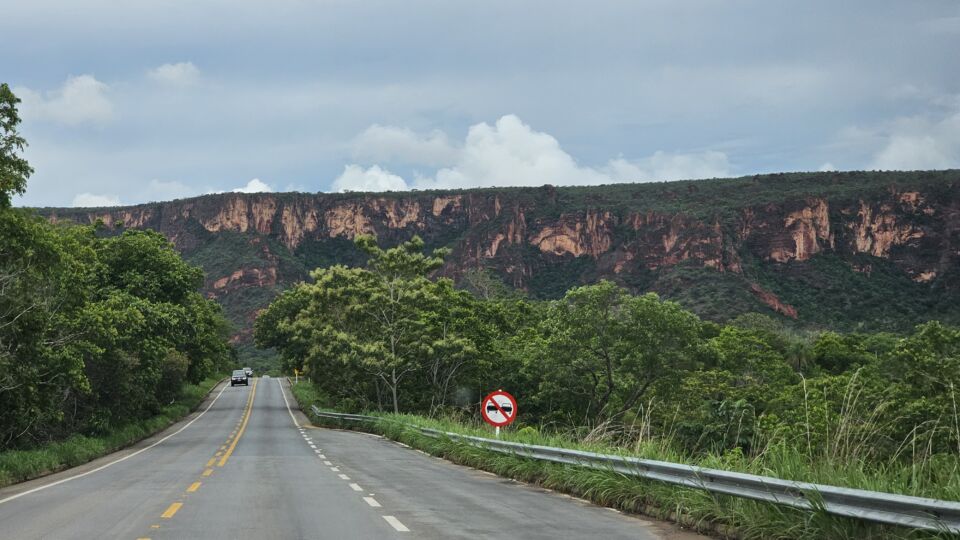 Estrada para Chapada - obra Portão do Inferno
