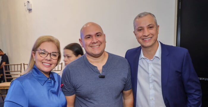 Paula Calil e Abilio e Faissal