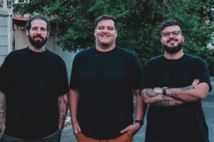 Felipe Braz, Raphael Silva e Matheus Franco, sócios e co-fundadores da Corre MKT